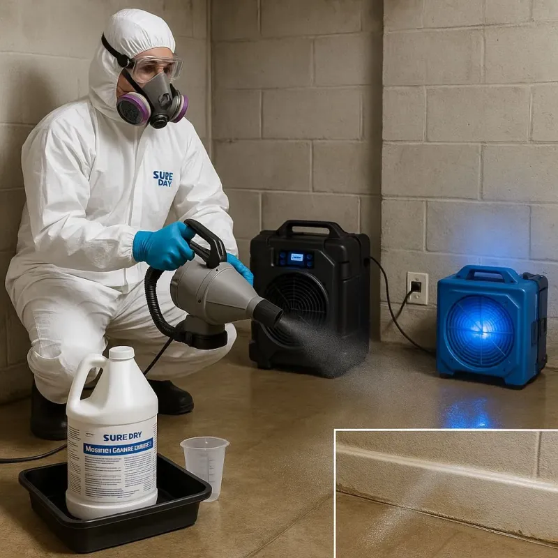 Sanitization and Odor Removal process in Edgewood, OH